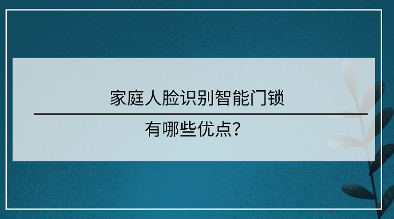 家庭人臉識別智能門鎖優(yōu)點(diǎn)