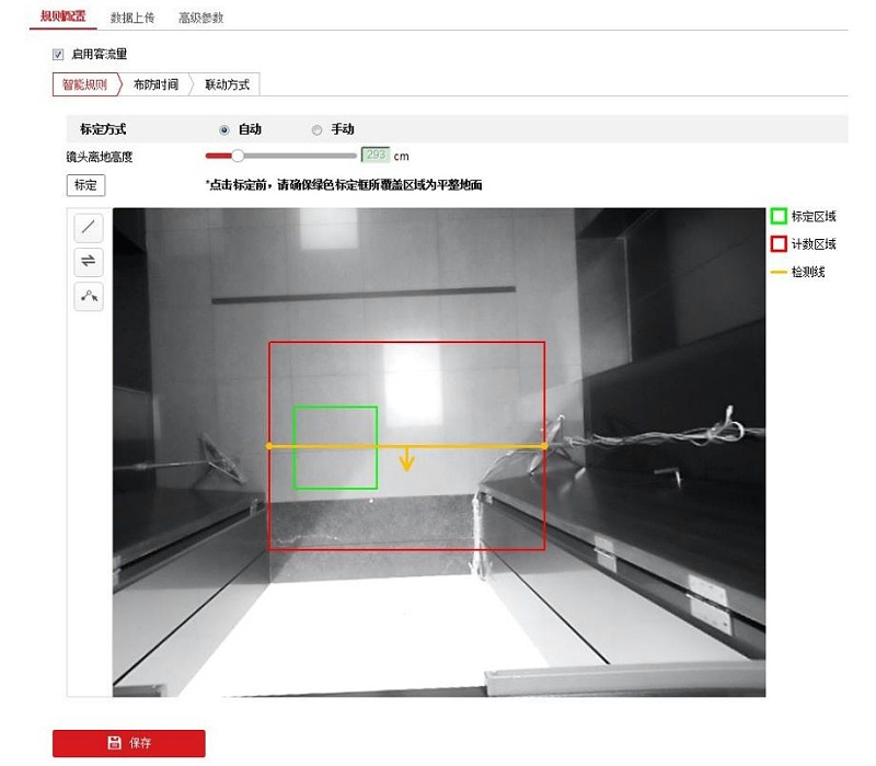 客流統(tǒng)計攝像機(jī)配置