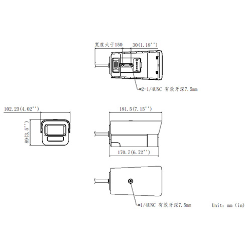 ?？低晹z像機(jī)DS-2CD5A45EFWDV3-IZ(S)400萬星光智能筒型攝像機(jī)