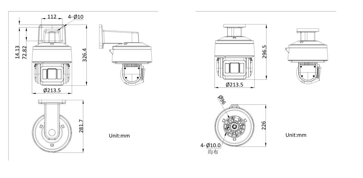 DS-2DF5425MXR-DY產(chǎn)品尺寸