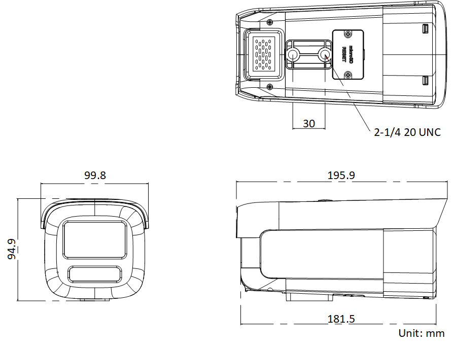 DS-2TD4228T-10/W產(chǎn)品尺寸