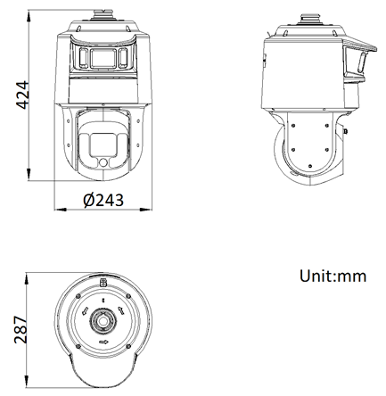 DS-2SK8C144IMX-D/AR/5G(25F1)(P3)產(chǎn)品尺寸