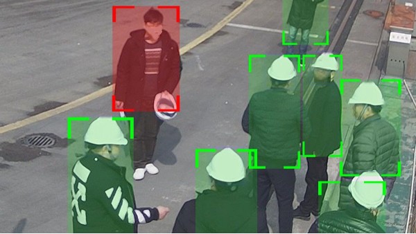 安全帽識(shí)別應(yīng)用效果